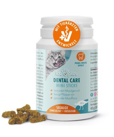 Ida Plus Dental Care Mini Sticks - Cats Dental Care Caustricks for Cats - helps to clean the cats teeth - stops cats of bad breath - anti -plaque - delicious cats - 80 pcs - Buy Online on GoSupps.com