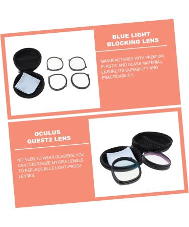 UKCOCO Blue Blocker Glasses with 3 Lens Cleaners & VR Accessories - Anti-Blue Light Blue Ray Glasses 2 Cases 3PCs - Optimize Your Vision - Buy Online on GoSupps.com