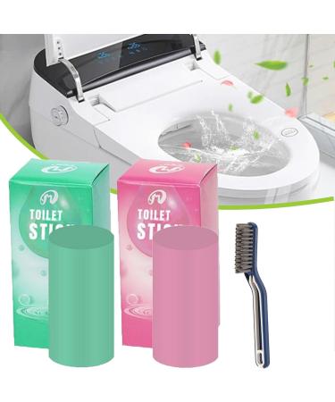 Upgraded Concentrated Descaling Toilet Cleaning Stick Toilet Cleaning Sticks Powerful Concentrated Descaling Stick Deep Cleaning Long-Lasting Freshness (2pcs-a)