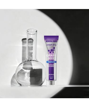CEELIKE Grape Seed Whitening Toothpaste Color Correcting Purple Paste with Nano Hydroxyapatite (nHAP) Fluoride Free & Peroxide Free for Whiter Teeth & Sensitive Teeth (2) - Buy Online on GoSupps.com