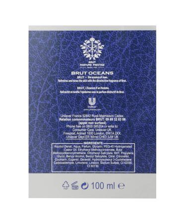 Brut Aftershave 100ml Oceans - Refreshing Men's Fragrance | International Shipping - Buy Online on GoSupps.com