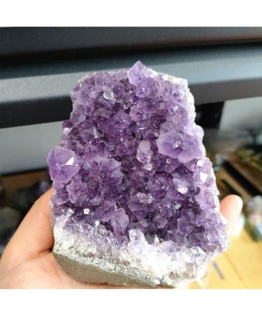 Room Decoration Home Natural Amethyst Quartz Cluster Crystal Specimen Home Decor (Size : 600-750g) - Buy Online on GoSupps.com