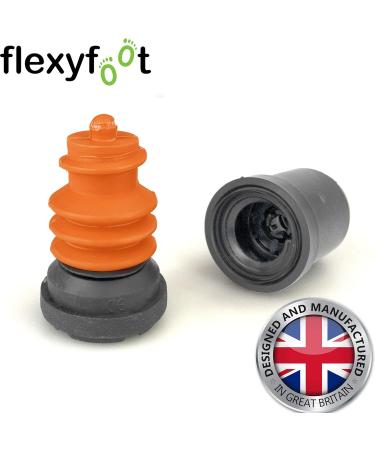 Flexyfoot 22mm Shock Absorbing Walking Stick Ferrule - Pack of 1 Grey - Buy Online on GoSupps.com