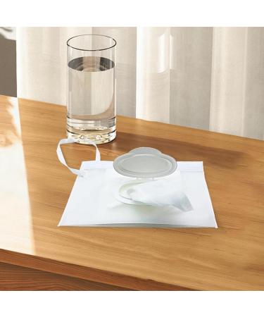 Wet Wipe Pouch Travel Wipes Case Reusable Refillable Wet Wipe Bag Portable Wet Wipe Dispenser Bag Travel Wipes Dispenser Wipe Pouches Reusable Travel Baby Wipes Dispenser Carrying Pouch White - Buy Online on GoSupps.com
