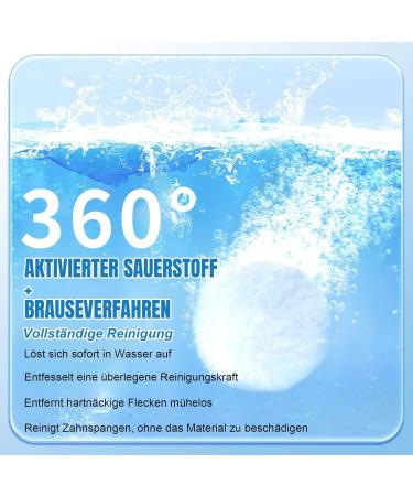 Retainer Lot de 30 pastilles de nettoyage puissantes pour dentiers r teneurs goutti res et goutti res dentaires - Buy Online on GoSupps.com