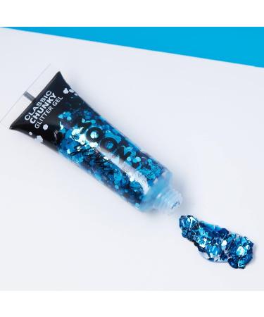 Moon Glitter Copper Bronze Chunky Glitter Gel - 12ml | Face & Body Cosmetics for Festivals - Face Paint, Body Art, Hair, Nails - Buy Online on GoSupps.com