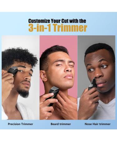 Beard Trimmer & Hair Clipper for Men - All-in-One Cordless Grooming Kit | Low Noise Stainless Steel IPX4 Waterproof - Buy Online on GoSupps.com