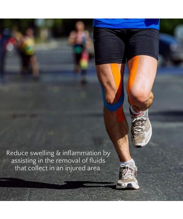 Kinesiology Tape for Injury Recovery | Breathable Athletic Sports Tape for Muscle & Joint Support - Buy Online on GoSupps.com