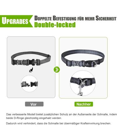 Snocyo Jogging Leash for Medium & Large Dogs | Elastic Reflective Dog Leash with Double Handle & Waist Belt | Perfect for Running & Exercise - Buy Online on GoSupps.com