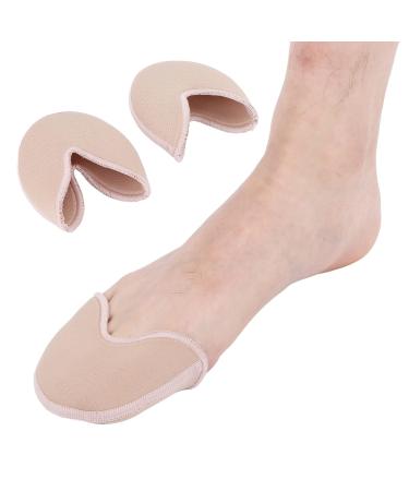 Elastic Toe Covers for Ballet Shoes | Short Forefoot Wrap | Pain Relief & Friction Prevention | Trim to Fit | Skin Color - Buy Online on GoSupps.com