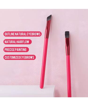 3PC Multi-Functional Eyebrow Brush Set - Professional Angled Contour and Concealer Tool (Black Small) - Buy Online on GoSupps.com