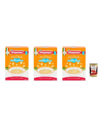 Italian Gourmet E.R. 3 Sabbiolina Plasmon Pastes 320 g from 4 months + Italian Gourmet Pulp 400 g