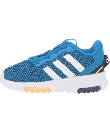 adidas Unisex Toddler Racer Tr 2.0 Running Shoes - Size 8 Toddler Blue Rush/White/Dark Blue - Buy Online on GoSupps.com