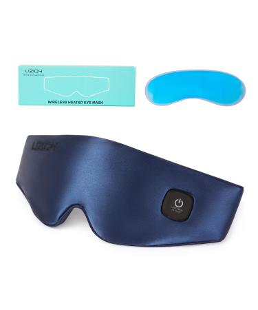 LIZICH New Cordless Heated Eye Mask 2-in-1 Warm Eye Compress Mask for Dry Eyes Eyelid Hot Compress Electric Eye Heating Pad for Relief MGD Stye Chalazion Blepharitis Steam Mask for Women Or Wife