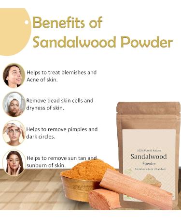 NN 100 Pure & Natural Sandalwood Powder Chandan Powder Sandalwood powder Santalum Album face pack for glowing skin chandan powder original - Buy Online on GoSupps.com
