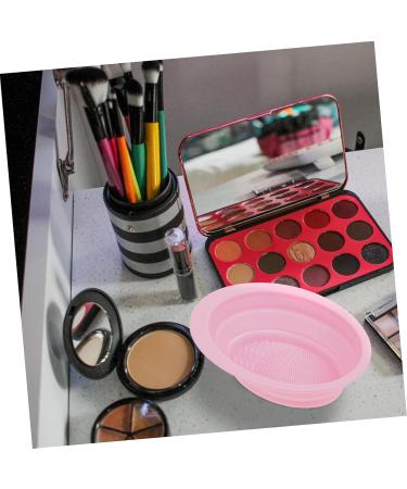Angoily Cleaning Pad Brush Folding Tool Silicone Scrubbers Silicone Makeup Applicator Makeup Washer Pad Beauty Tool Cleaner Cosmetic Washers Pink Make up Makeup Stick Silica Gel - Buy Online on GoSupps.com