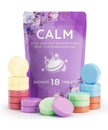 18 Pack Shower Steamers Aromatherapy - Mother s Day Birthday Gifts - Shower Bombs with Lavender Mint Rose Coco Ocean Grapefruit Essential Oils Self Care&Relaxation Gifts for Women and Men