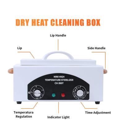 SULLMAR High Temperature Dry Box Timer for Manicure & Hairdressing Tools | Heat Dry Box for Sterilizing Tweezers, Earrings & Metal Equipment - Buy Online on GoSupps.com