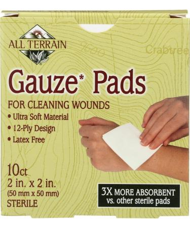ALL TERRAIN GAUZE PADS 2X2 10 CT