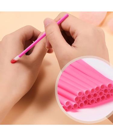 Boulton Lip Brushes 100pcs | Disposable Lip Wands for Makeup | Pink Lipstick Applicator Tool | Beauty Toolkit - Buy Online on GoSupps.com