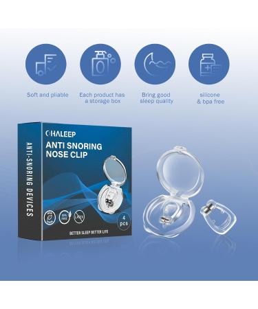 Effective Anti Snoring Devices - Adjustable Magnet Silicone Nose Clip for Quieter Sleep | Snore Stopper Solution - Buy Online on GoSupps.com