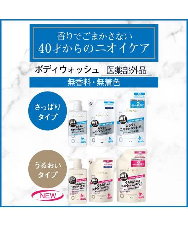 Japan Lucido medicated Deodorant Body Wash Refill 380mL (quasi-drugs) - Buy Online on GoSupps.com