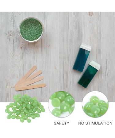 Fomiyes 50g Hard Wax Beans for Painless Hair Removal | Sensitive Skin Bikini Waxing & Full Body | Green Wax Beans - Buy Online on GoSupps.com