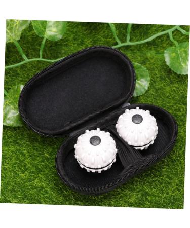 GLEAVI Toy Decompression Ball - White Stress Relief Massage Ball 7.36x3.56cm | Pressure Release & Stress Reliever for Relaxation - Buy Online on GoSupps.com