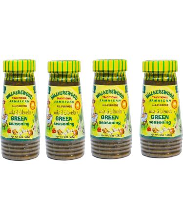 Walkerswood Traditional Jamaican Green Seasoning 280g (Pack of 4) in a Premier Life Store Box - Buy Online on GoSupps.com