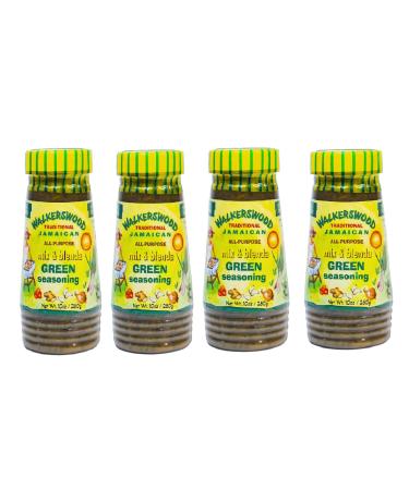 Walkerswood Traditional Jamaican Green Seasoning 280g (Pack of 4) in a Premier Life Store Box