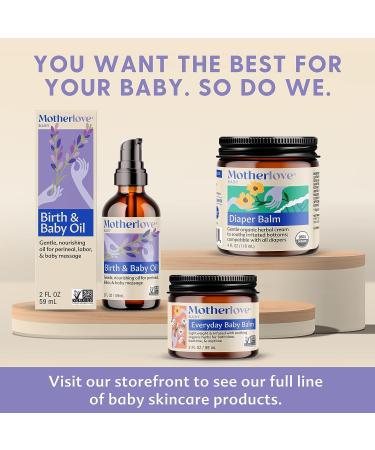 Motherlove Diaper Oil (2 oz) Soothing Vegan Diaper Rash Oil Organic  Cloth Diaper Safe  Zinc Oxide- & Petroleum-Free - Buy Online on GoSupps.com