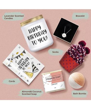 Spa Gift Box Basket for Women - Birthday Relaxation Set for Mom, Sister, Wife - 6PCS Care Package Present - Ideal Gift for Girlfriend, Bestie, Coworker - Buy Online on GoSupps.com