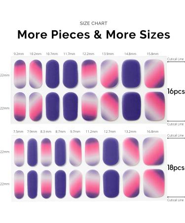 NAILOG Semi Cured Gel Nail Strips 34 pcs Salon-Quality Gel Nail Stickers Long Lasting Nail Wraps for Women with Soft Gel Finish at Dust - Buy Online on GoSupps.com
