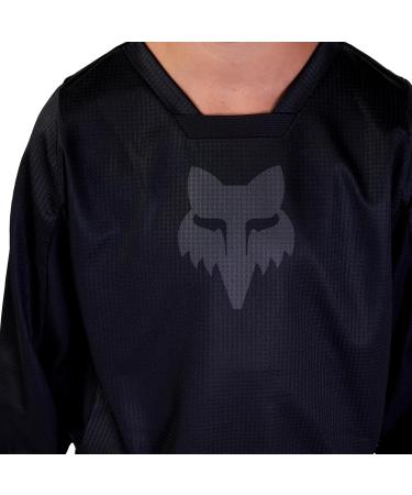 Fox Racing Unisex Kids Blackout Jersey Windbreaker | Youth Size L - Best for All Weather - Buy Online on GoSupps.com