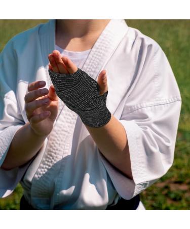 96 Pack 2 x 5 Yard Self Adhesive Bandage Wrap - Black Cohesive Elastic Athletic Tape for Wrist, Ankle - Breathable & Stretchy Sports Wound Tape - Buy Online on GoSupps.com