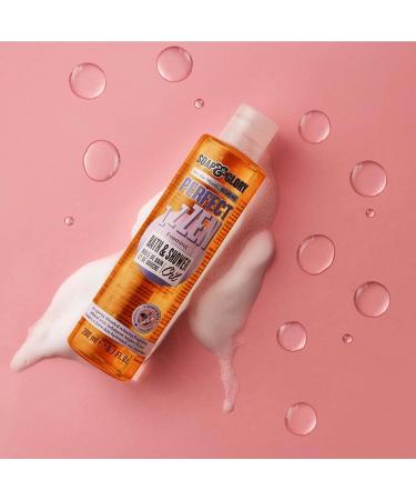 Soap & Glory Perfect Zen Nourishing Bath & Shower Oil - Lavender & Tonka Bean Scent - Vitamin E & Argan Oil - Foaming Bath Oil (200ml) - Buy Online on GoSupps.com