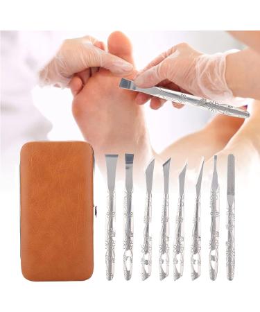 Watris Veiyi 8PCS Foot Shaver Pedicure Tool Set | Stainless Steel Callus Remover & Foot Care Kit for Men & Women - Buy Online on GoSupps.com