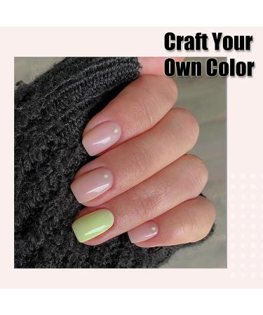 AIMANGO Gel Nail Polish Jelly Nude Pink - Sheer French Tip Nail Varnish 10ml - Buy Online on GoSupps.com