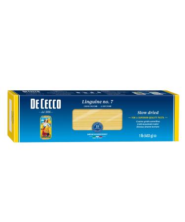 De Cecco Semolina Pasta, Linguine No.7, 1 Pound (Pack of 20) Linguine - 20 Pack