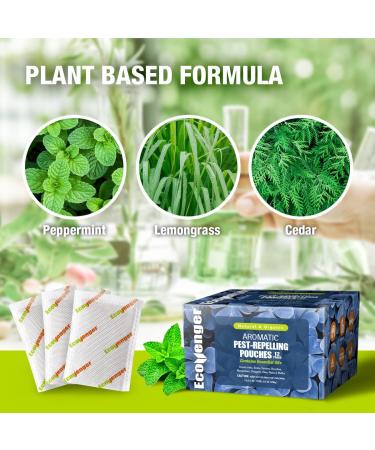 EcoVenger Natural Repellent Sachet 12-Pack - All-Natural Ingredients for Lasting Deterrence & Strong Prevention | Aromatic Pouch for Effective Pest Control - Buy Online on GoSupps.com