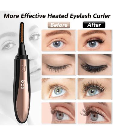 Heated Eyelash Curlers - Rechargeable Electric Lash Curler with 4 Temperature Modes | Perfect Gift for Women | International Shipping Available - Buy Online on GoSupps.com