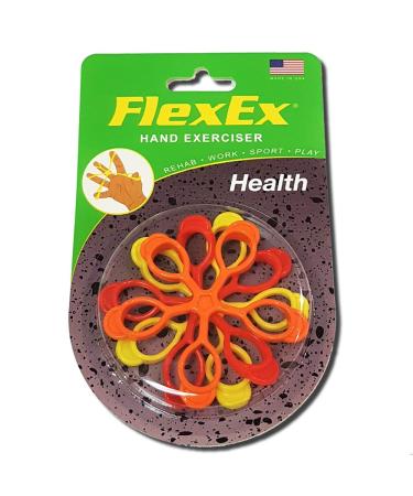 FlexEx Health Patented Hand Exerciser, Made in USA