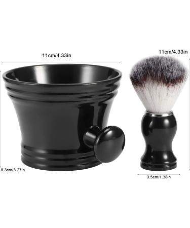 Premium Shaving Soap Bowl & Beard Maintenance Set | Nylon Brush & Razor Tool for Perfect Grooming - Buy Online on GoSupps.com