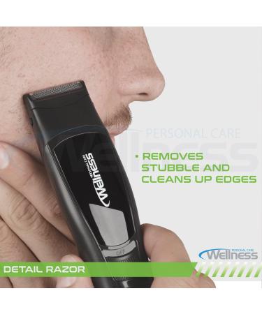 Men's 8-in-1 Rechargeable Shaver Grooming Kit | Full Trimmer Detail Trimmer Nose Trimmer Beard & Mustache Trimmer | International Shipping Available - Buy Online on GoSupps.com