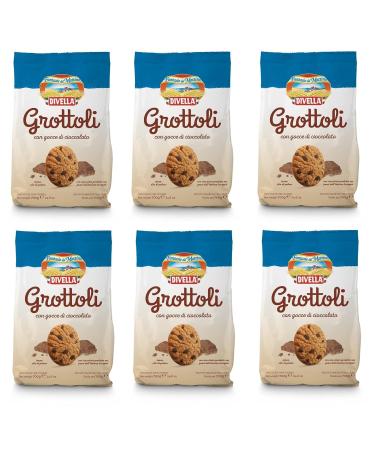 Divella Divella Grottoli with chocolate drops Set of 6 Italian biscuits with chocolate drops 700 g