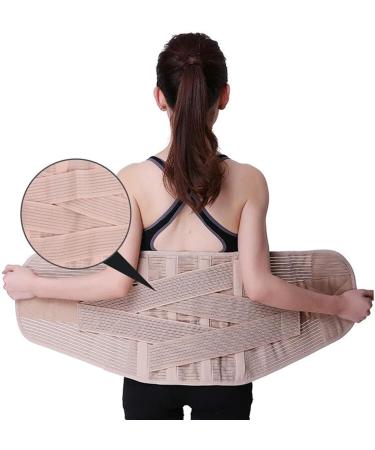 Back Brace Lumbar Support Widen Back Brace Waist Back Posture Corrector Breathable Lumbar Corset Waist Belt(X-Large) X-Large Brown - Buy Online on GoSupps.com