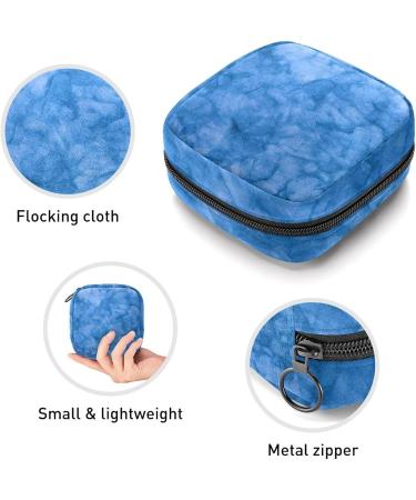 GIAPB Period Bag Sanitary Napkin Storage Bag Period Pouch Travel Makeup Bag Blue Natural Quartz Color1987 - Buy Online on GoSupps.com