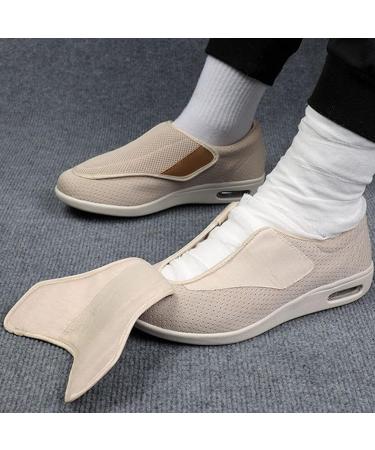 KXSM Swollen Diabetic Slippers - Adjustable Wide Fit Sandal for Arthritis & Edema - White 40 - Buy Online on GoSupps.com