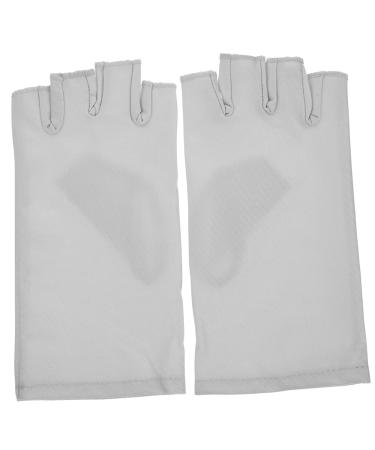 FRCOLOR 4 Pairs Nail Gloves Half Finger Gloves Salon Gloves Riding Gloves Uv Protection Gloves for Manicures Uv Lamp Hand Covers Uv Manicure Gloves Gel Sun Shield Touch Screen Spandex Miss - Buy Online on GoSupps.com