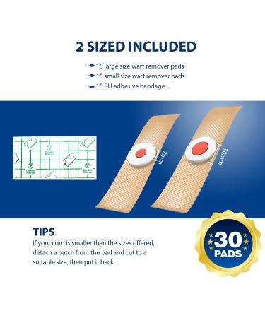 TXL Active Feet Corn Remover 30 Pack - Fast & Easy Toe Corn Removal with Cushioning Protection - One Step Corn Removers for Feet and Toes - Buy Online on GoSupps.com